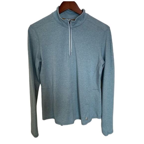 Carhartt Force quarter zip pullover blue size medium 8-10 euc - Picture 1 of 9